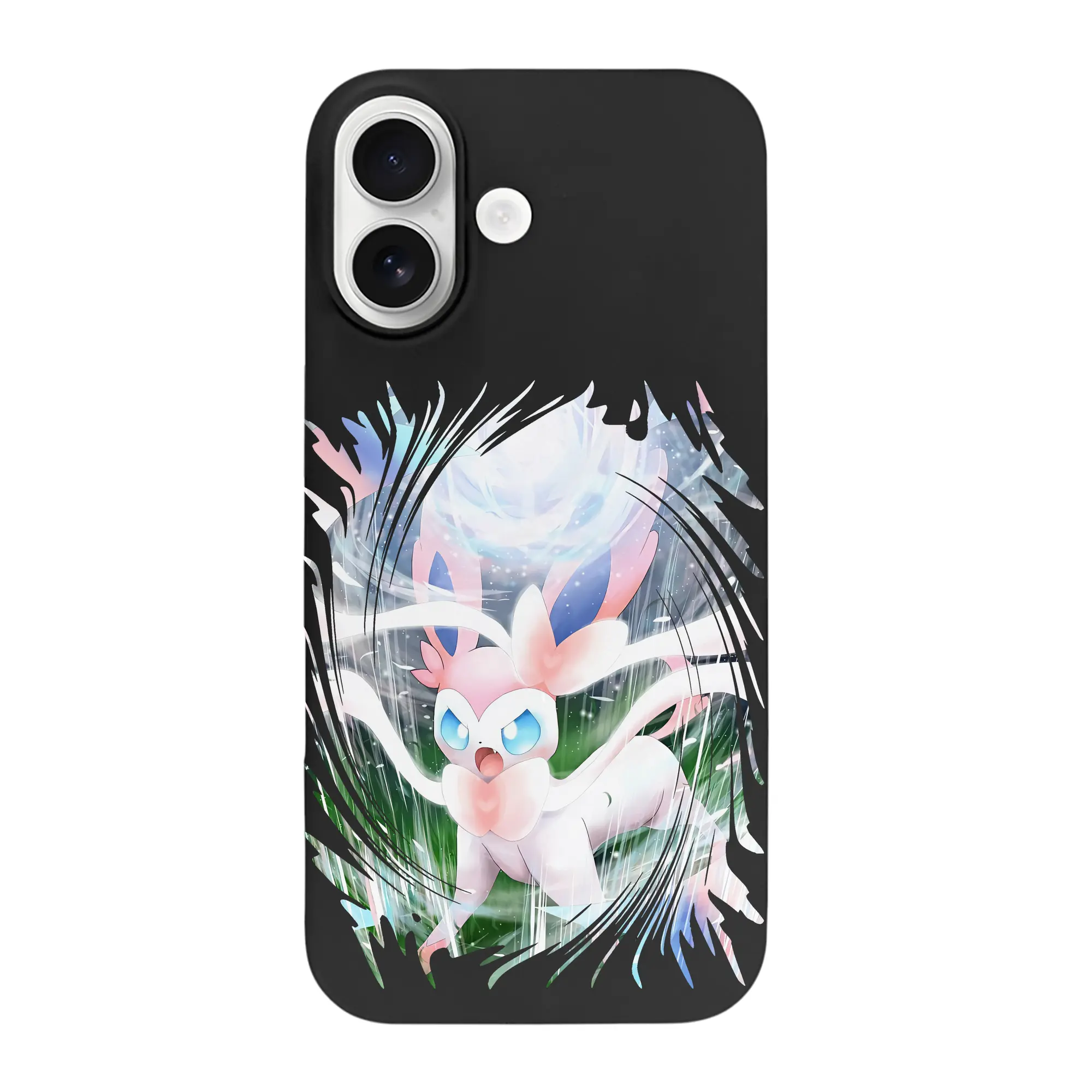 ポケモン グッズ,ニンフィア - iPhone 17 シリーズ シリコンケース 薄型 耐衝撃 指紋防止 ソフトタッチカバー 精密フィット 傷防止 保護ケース iPhone 17/17 Air/17 Pro/17 Pro Max 対応